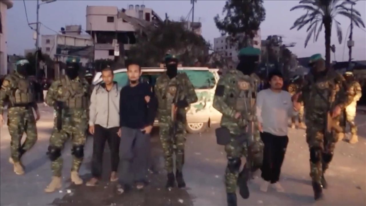 İsrai̇l Gazze Rehi̇ne Takasi (1)