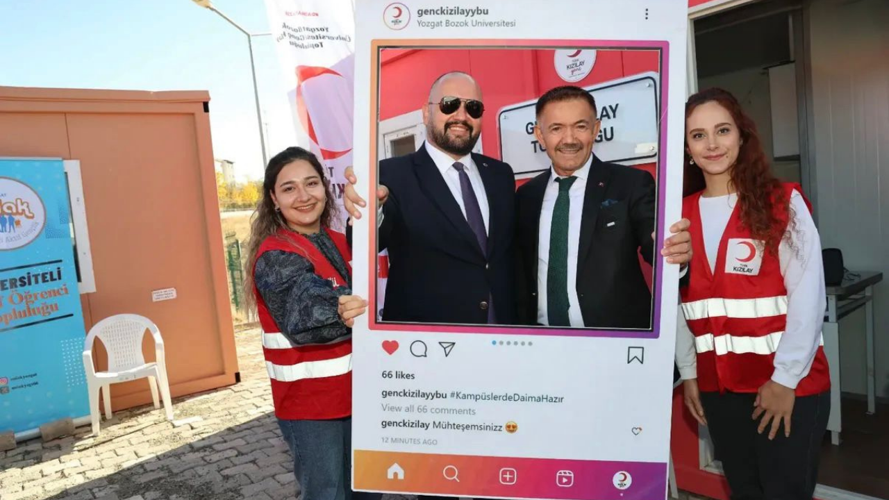 Kampüs Yaşamına Renk Katacak Genç Kızılay Yeni Sosyal Alanına Kavuştu (7)