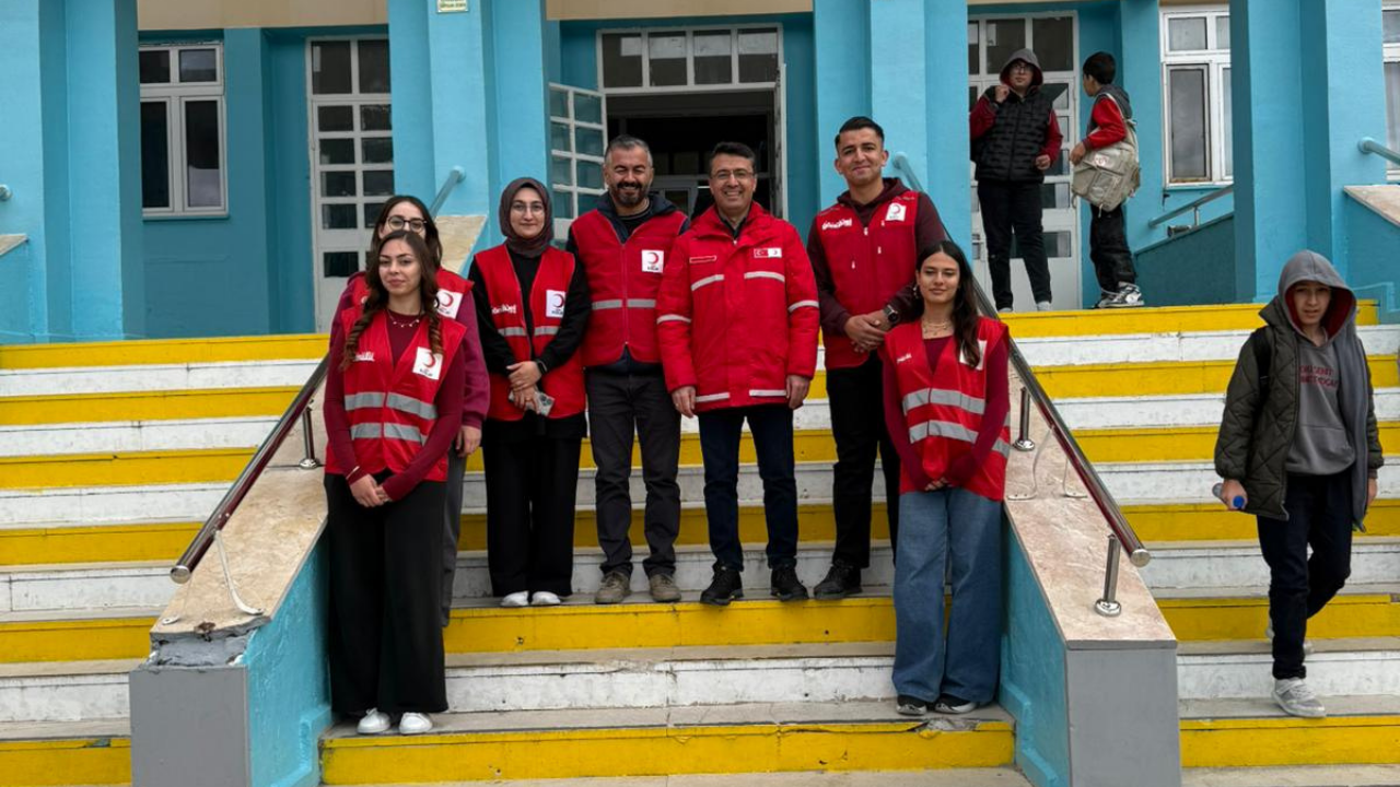 Yozgat Kızılay Ve Afad'dan Örnek İşbirliği Minik Kalplere Afet Bilinci Aşılandı (3)