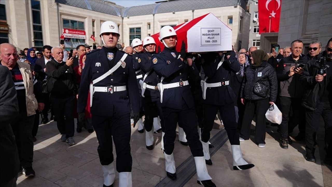 Şehit Hasan Bahar'a Veda. Hasan Bahar Defnedildi (4)