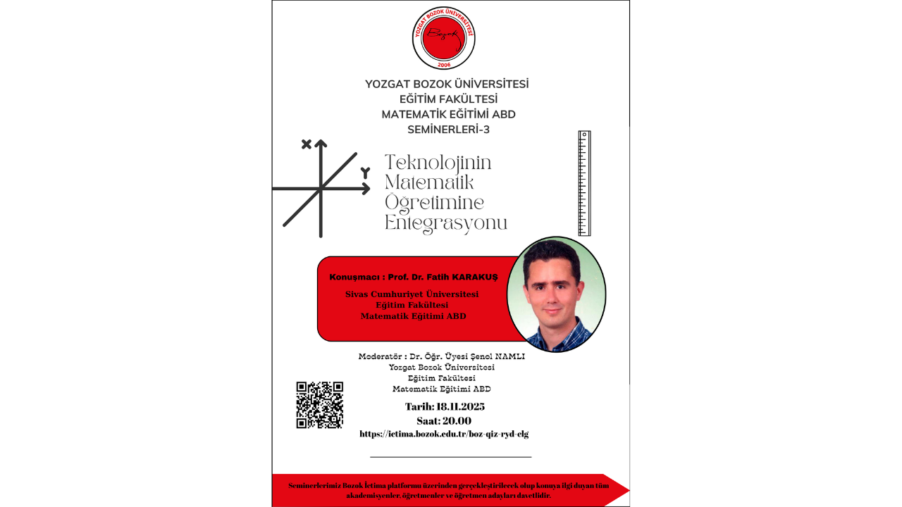 Teknolojinin Matematik Öğretimine Etkisi Yobü’de Ele Alınacak (1)