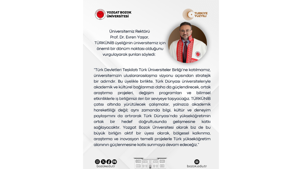 Yobü’den Stratejik Hamle Türk Devletleriyle İş Birliği Genişliyor (1)