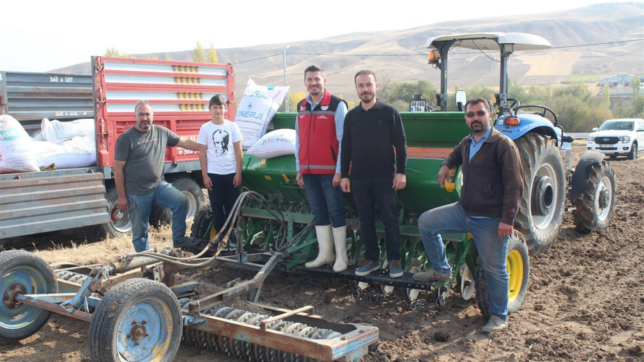 Yozgat’ta Yerli Buğday Arpa Ekimleri Yapıldı (1)