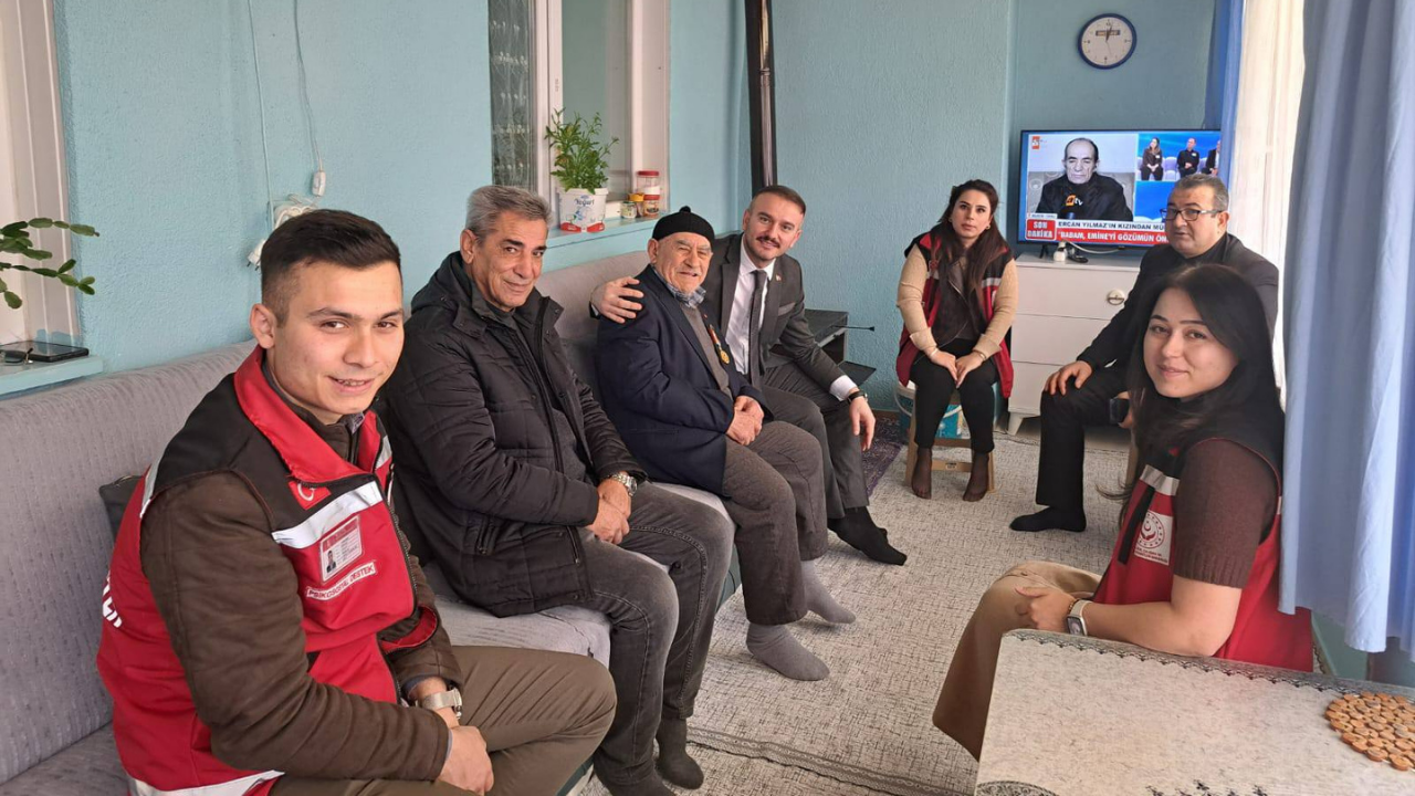 Kahraman Gazilere Anlamlı Ziyaret Müdür Alp’ten Vefa Buluşmaları (1)