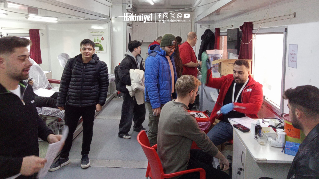 Yozgat'ta Kızılay Kan Bağışı Hayat Kurtarmaya Devam Ediyor (2)