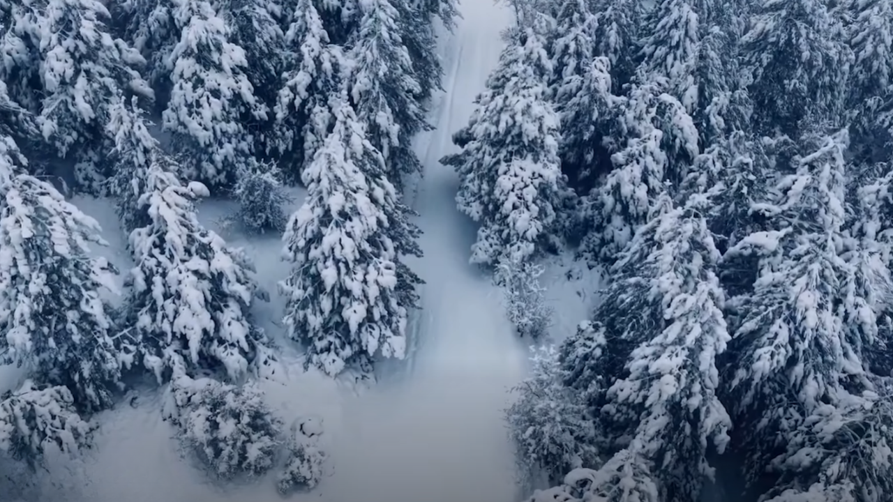 Beyaz Örtü Büyüledi Türkiye’nin İlk Milli Parkında Kış Manzarası Dronla Görüntülendi (4)