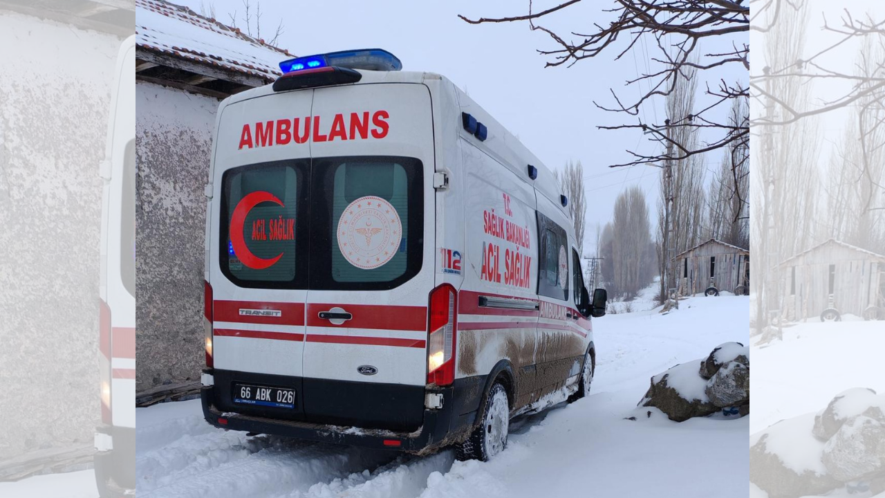 Yozgat Acil Sağlık Ekipleri Zorlu Şartlarda Görev Başında (1)