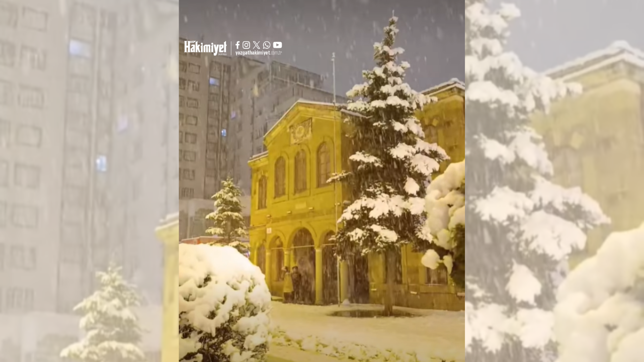 Yozgat’ta Akşam Karı Kartpostallık Güzellikler Oluşturdu, Doğal Manzaralar Büyüledi (1)