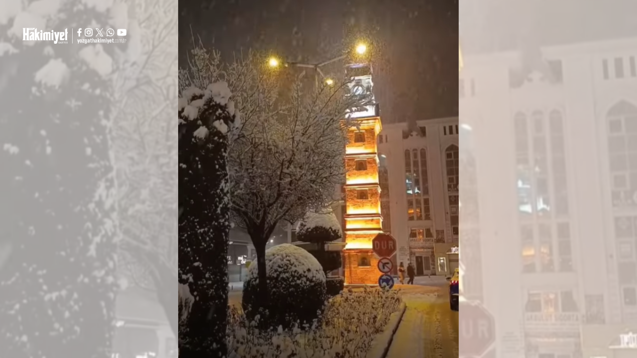 Yozgat’ta Akşam Karı Kartpostallık Güzellikler Oluşturdu, Doğal Manzaralar Büyüledi (3)