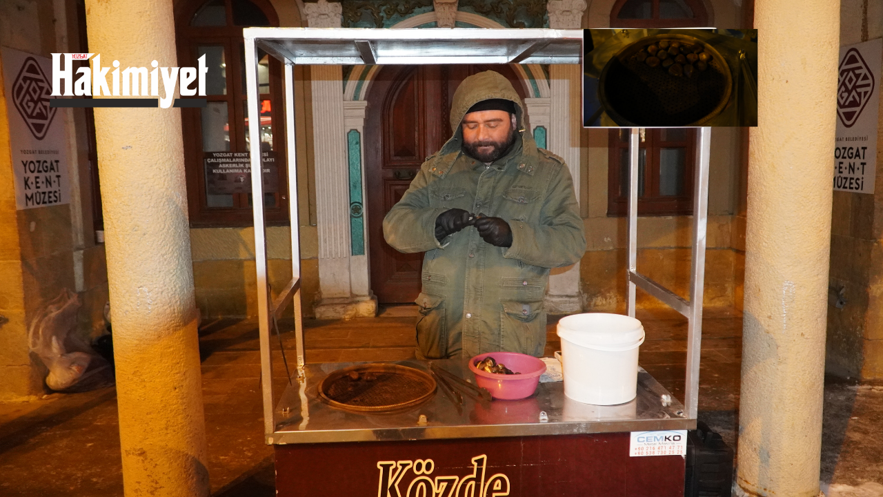 Yozgat'ta Müzikli Kestane Tezgahı Şarkıları Yoğun İlgi Görüyor (2)