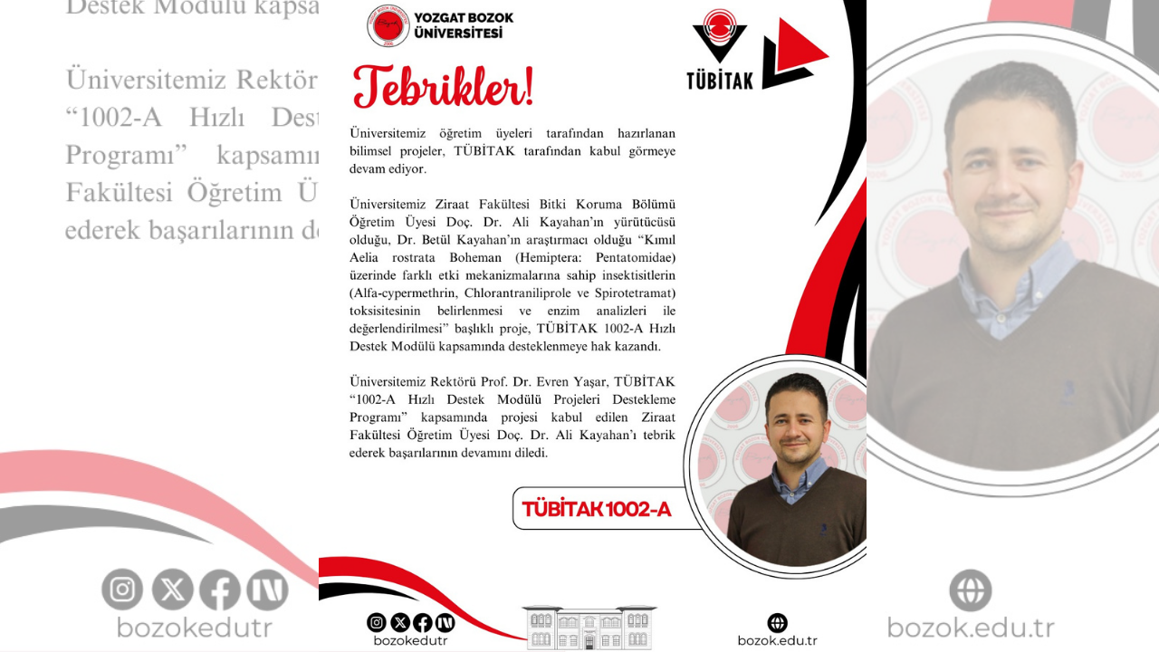 Yozgat’tan Bilimsel Hamle Verim Kaybına Yol Açan Sorun İçin Kritik Proje Onay Aldı (2)