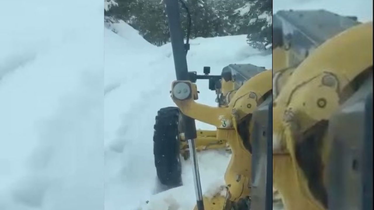 Çayıralan'da Karla Mücadele Son Hız Devam Ediyor! (1)