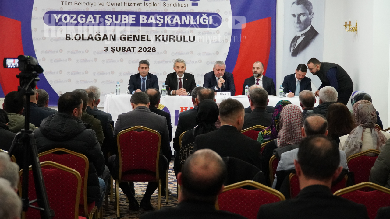 Hizmet İş Sendikası Yozgat’ta 8. Olağan İl Kongresini Gerçekleştirdi (3)