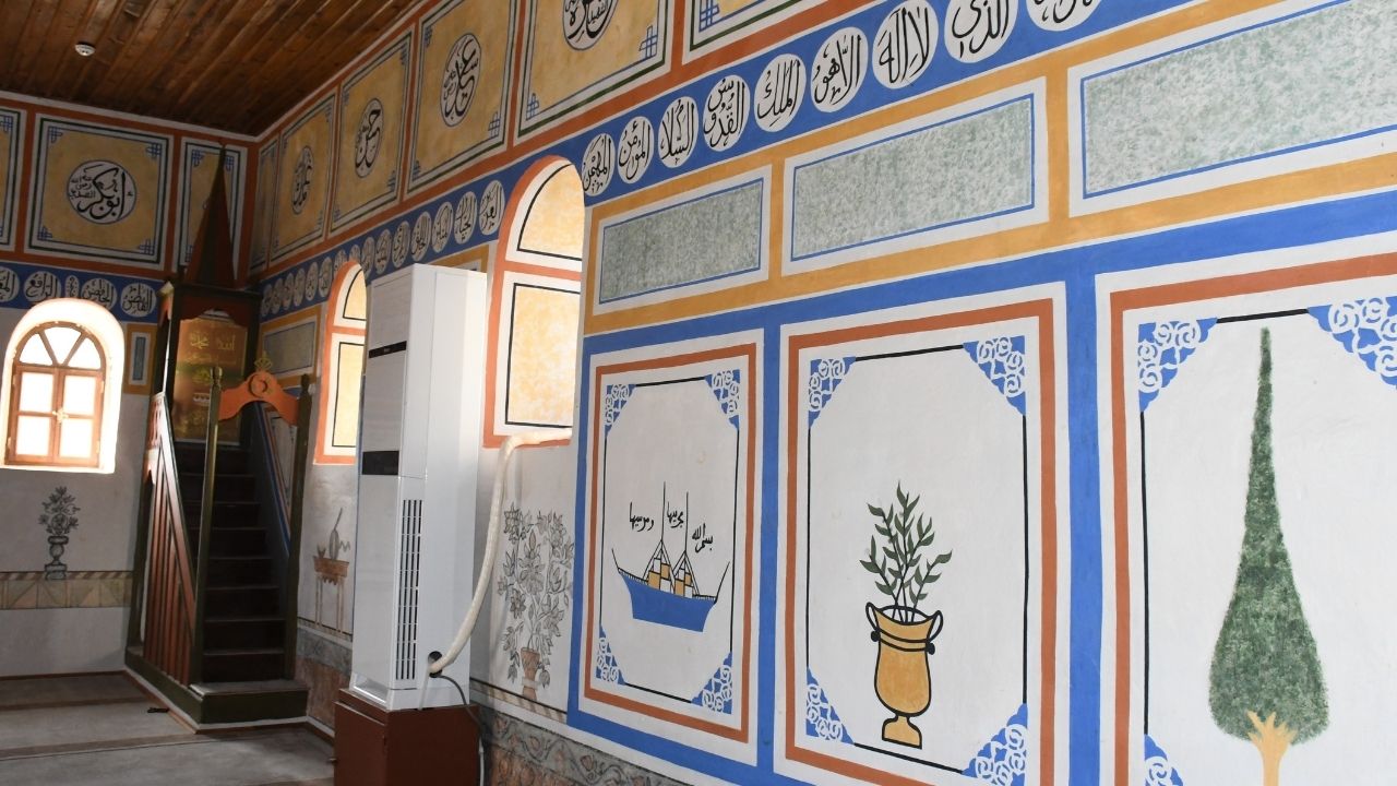 Yozgat’ta Tarihi Bilinmeyen Cami Havadan Görüntülendi (5)