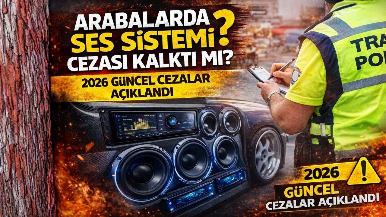 Arabalarda Ses Sistemi Cezası Kalktı mı? 2026 Güncel Cezalar Açıklandı