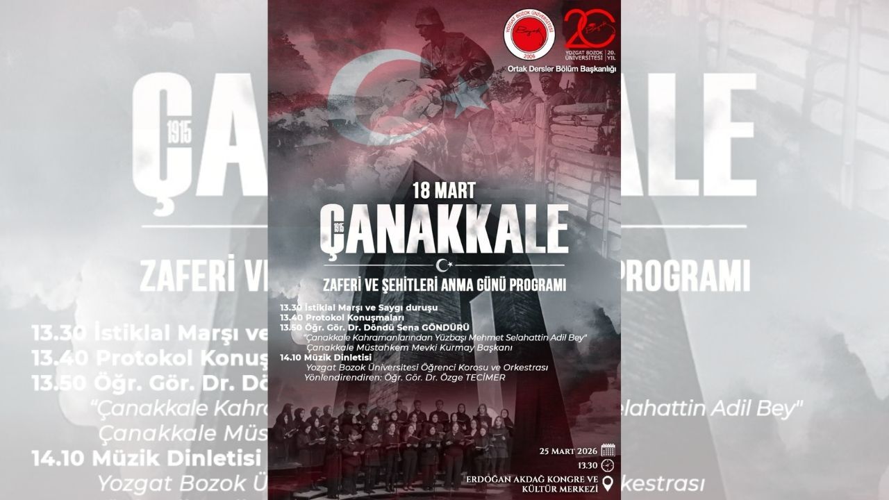 Çanakkale Ruhu Yozgat’ta Anılacak (1)