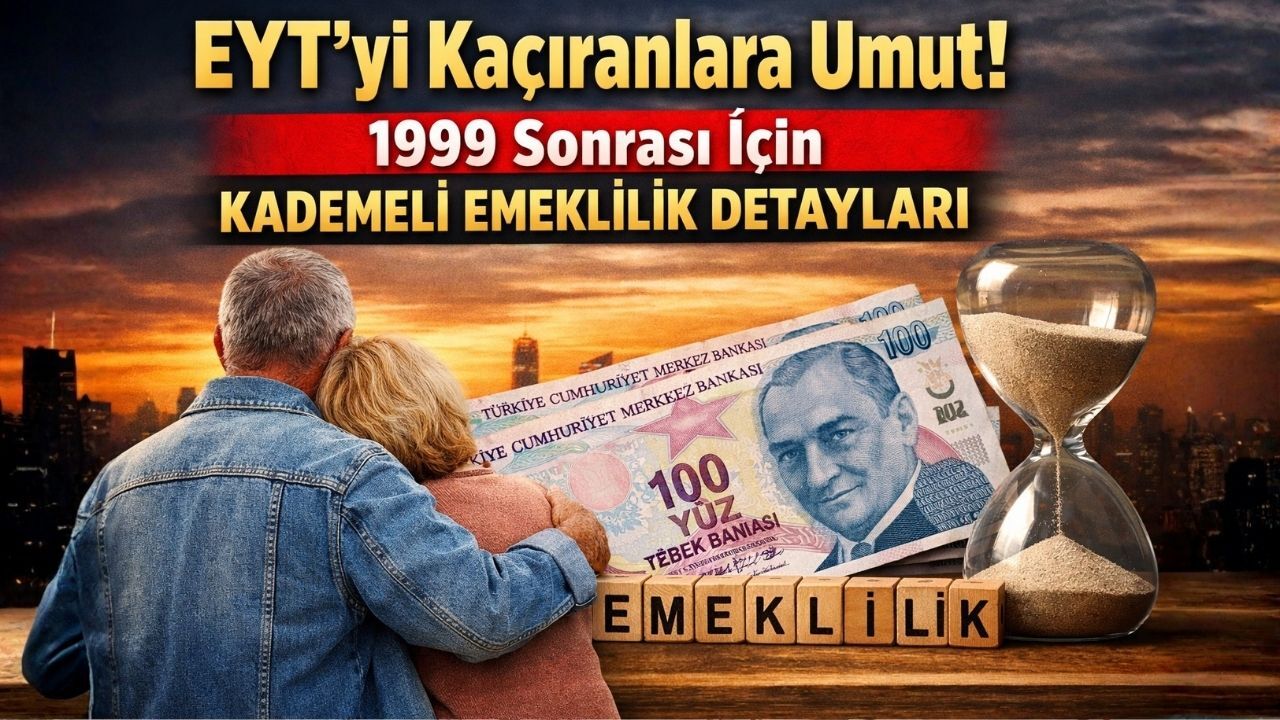 EYT’yi Kaçıranlara Umut! 1999 Sonrası İçin Kademeli Emeklilik Detayları