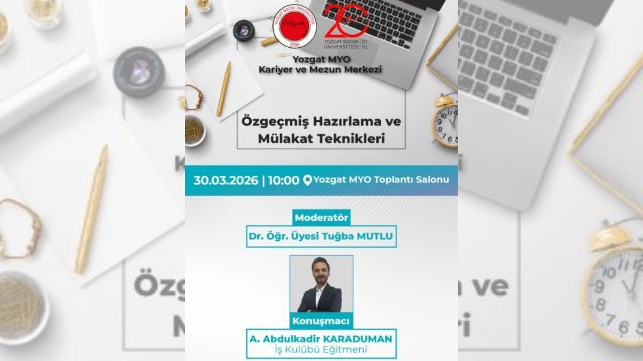 İş Hayatına Hazırlık Başlıyor Yozgat’ta Cv Sırları Tek Tek Anlatılacak (1)
