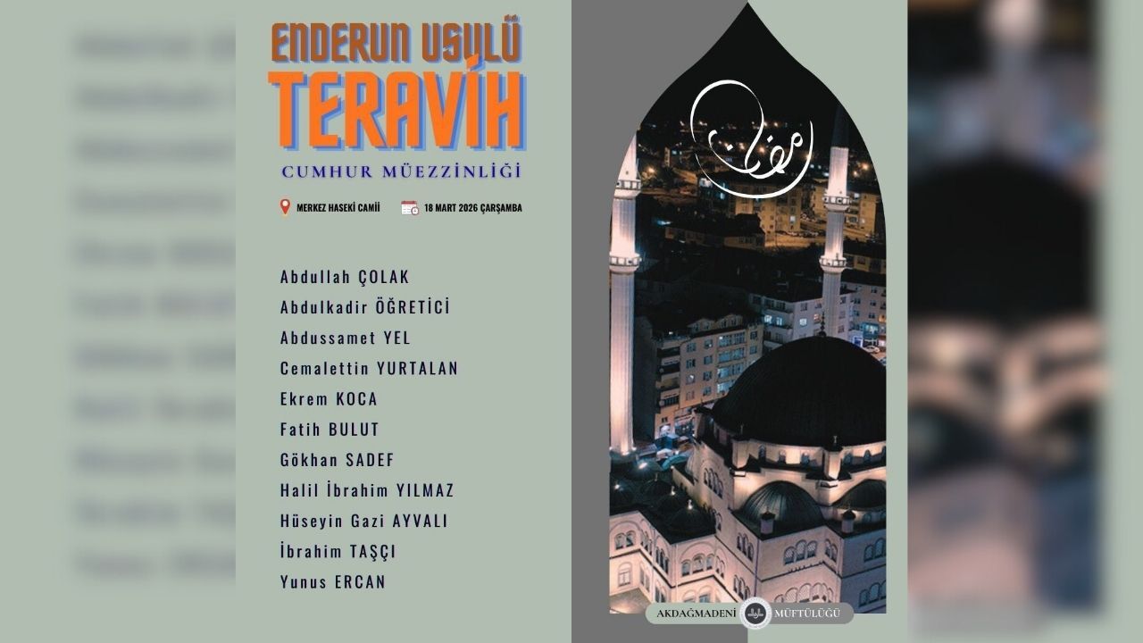 Osmanlı Geleneği Canlanıyor Yozgat’ta Enderun Usulü Teravih