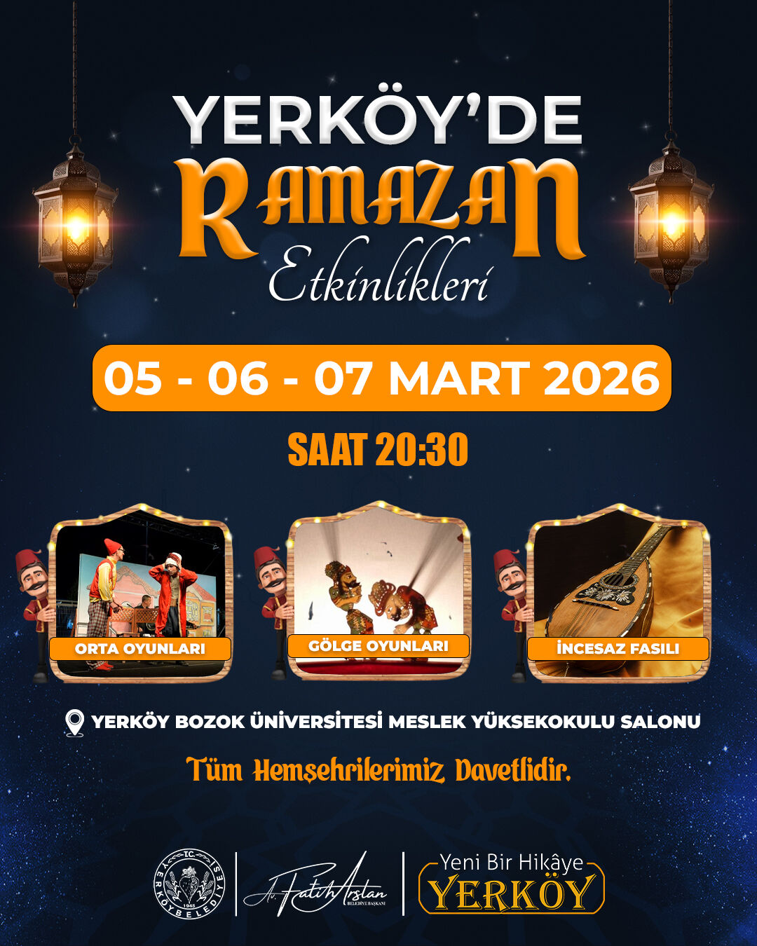 Yerköy'de Ramazan Etkinlikleri Başlıyor