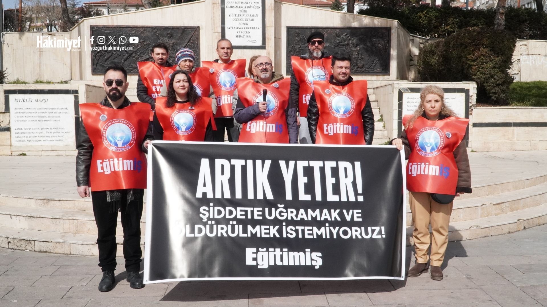 Yozgat Eğitim İş'ten Sert Tepki Mücadele Edeceğiz1