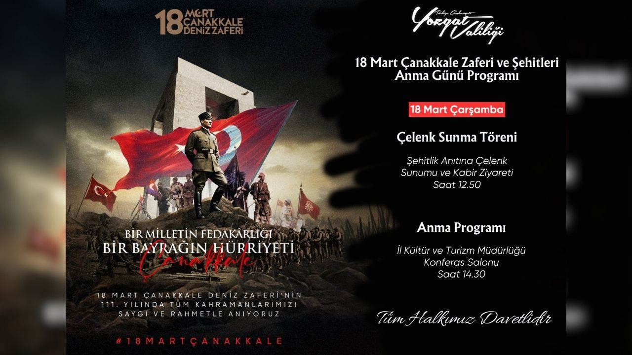 Yozgat Şehitlerini Anıyor Şehitlikte Saygı Salonda Anlam