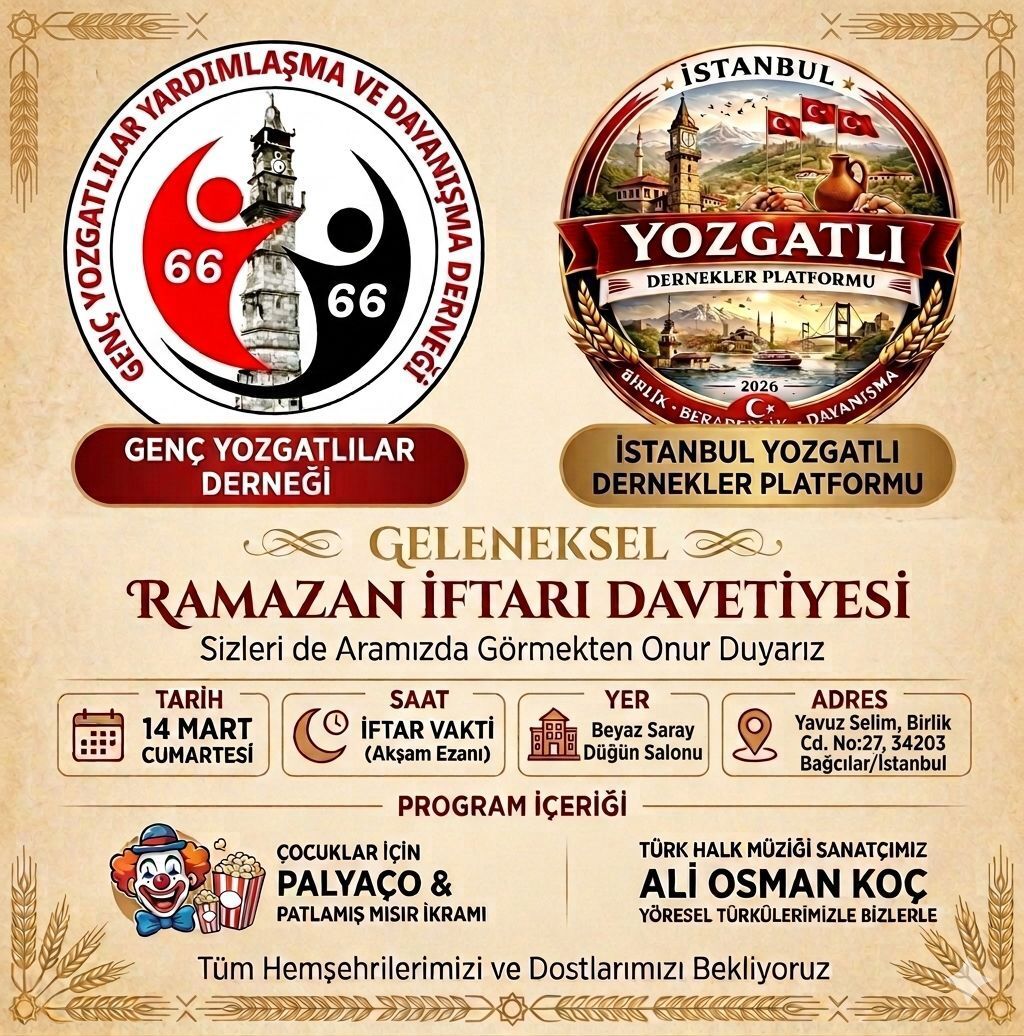 Yozgatlılar Dev İftar Programına Hazırlanıyor