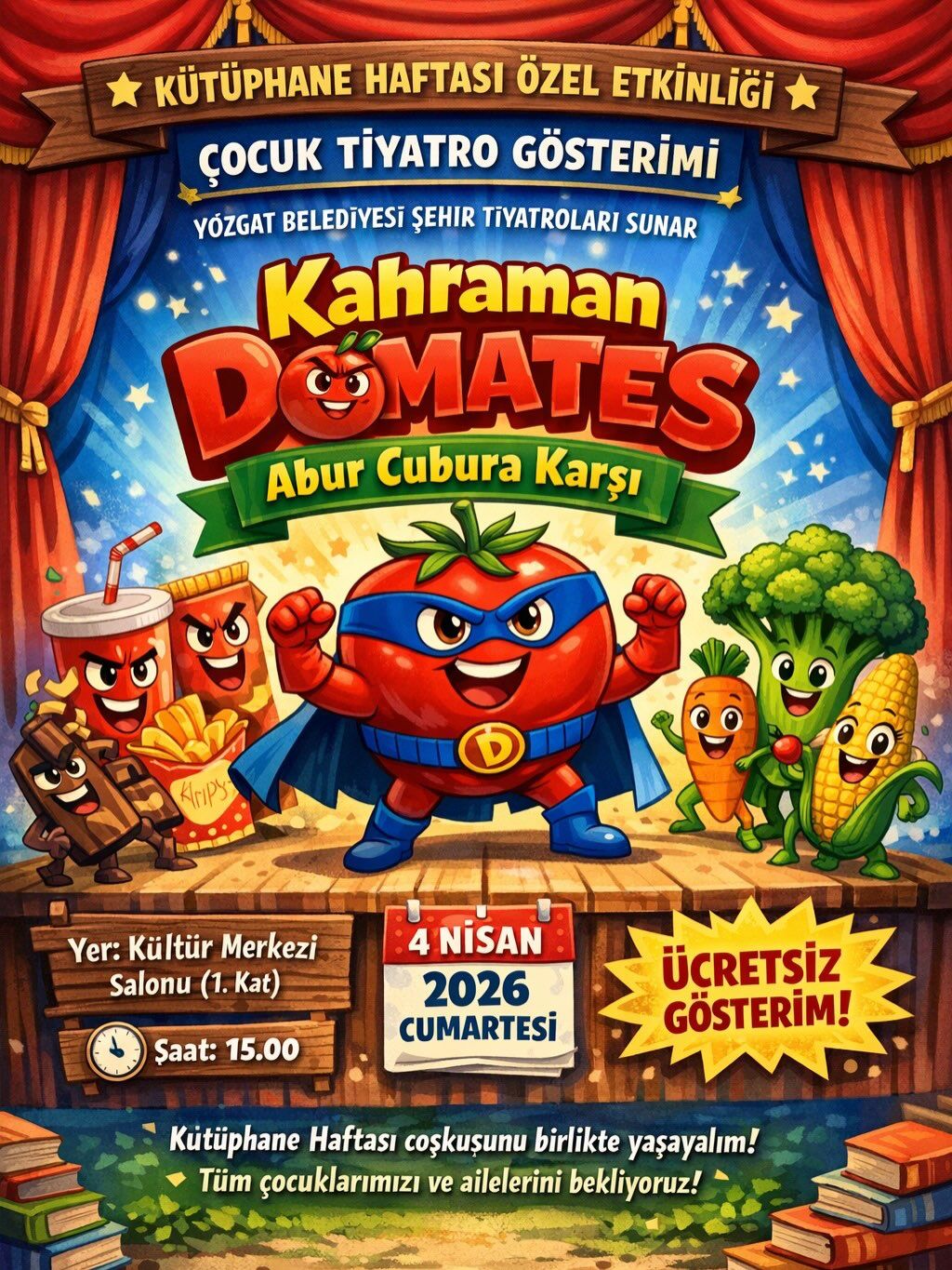 Yozgat'ta Kütüphane Haftası Başlıyor1