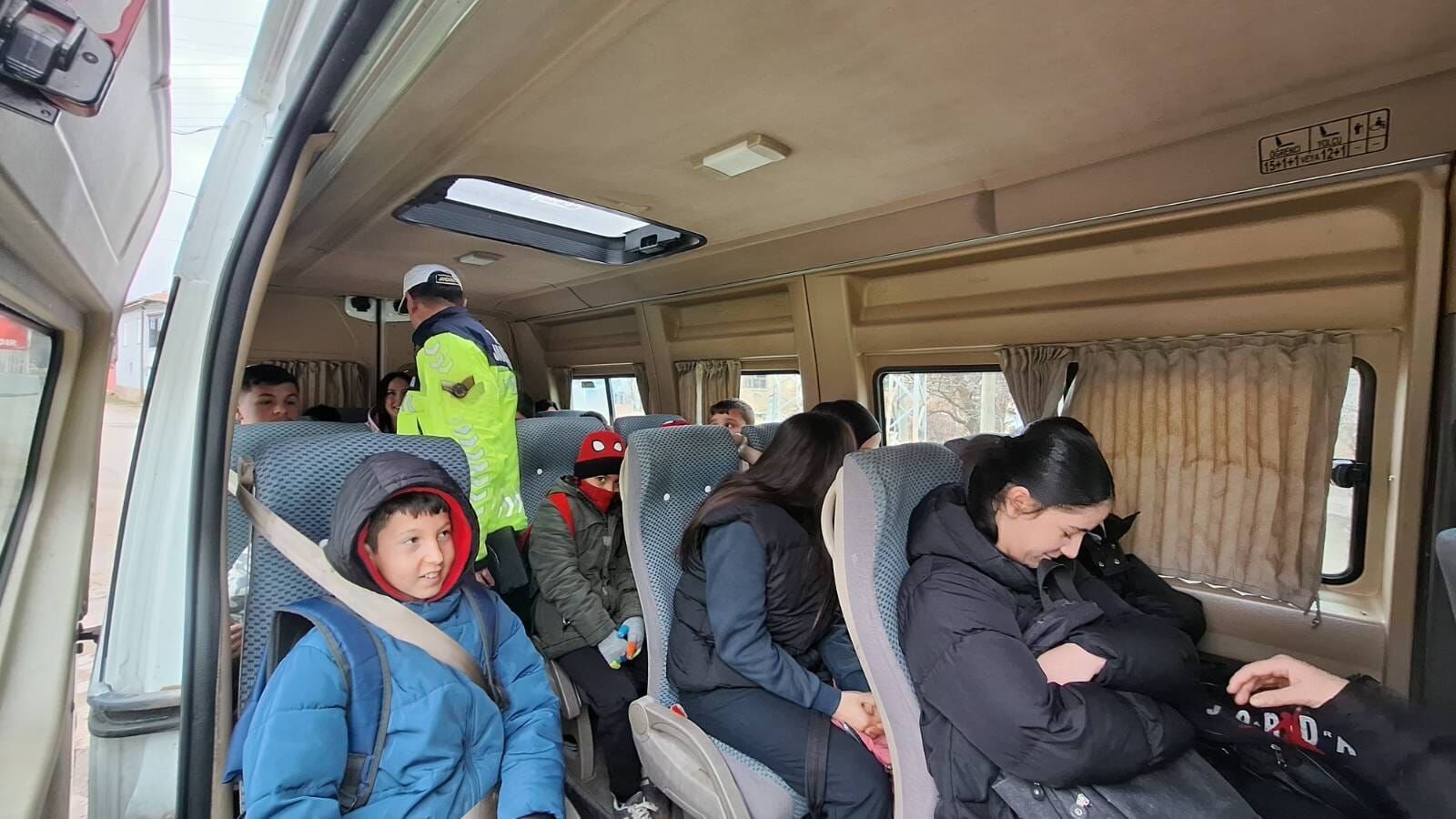 Yozgat'ta Okul Servis Araçları Denetlendi