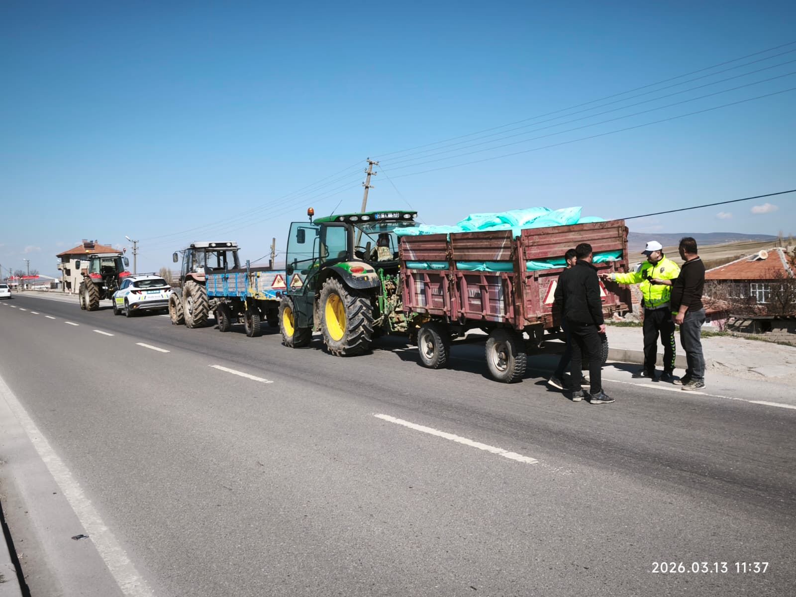 Yozgat'ta Reflektör Uyarıları Başladı1