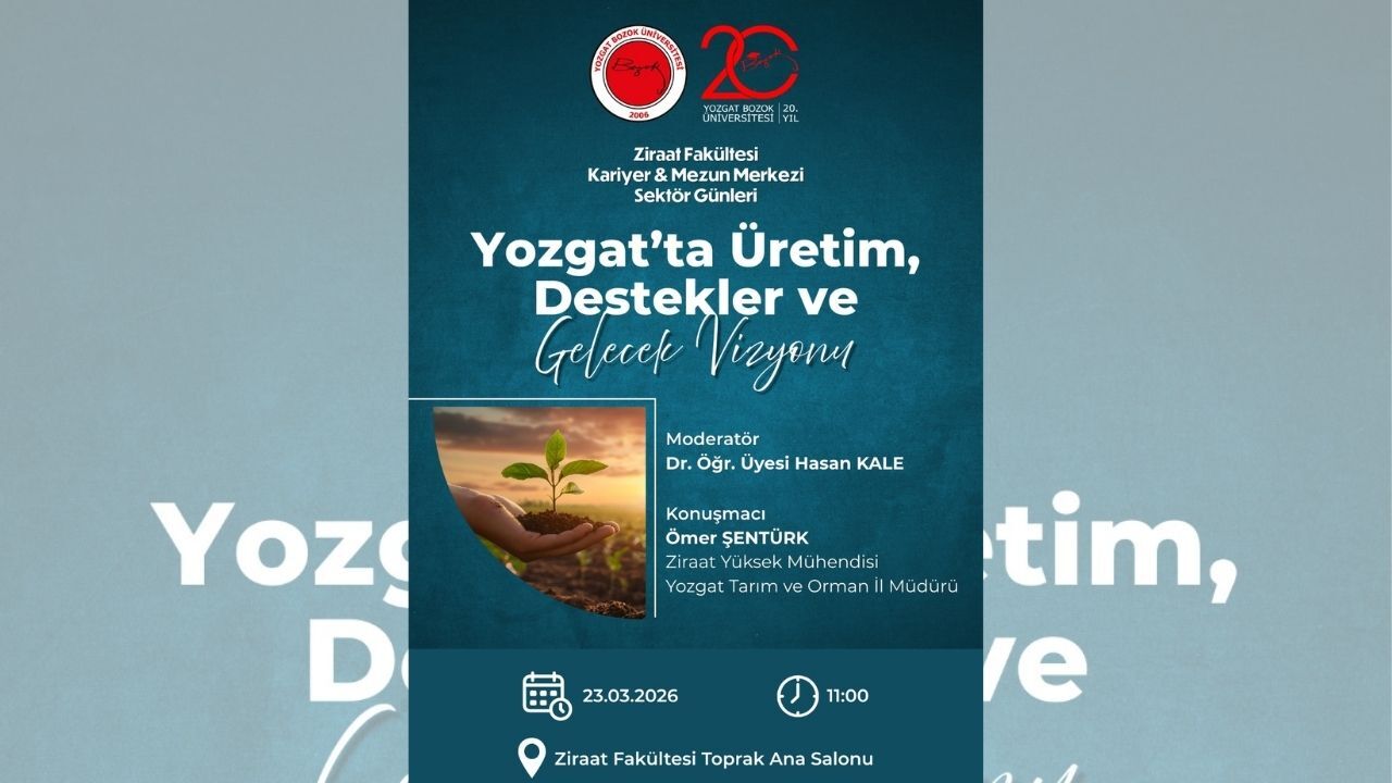 Yozgat’ta Tarım İçin Kritik Gün Yeni Destekler Ve Fırsatlar İlk Kez Konuşulacak (1)