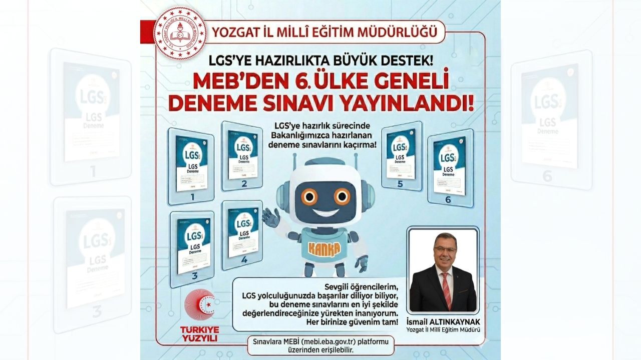 Başarıya Giden Yolda Yeni Adım Yozgat’ta Lgs 6. Deneme Sınavı Yayımlandı (2)