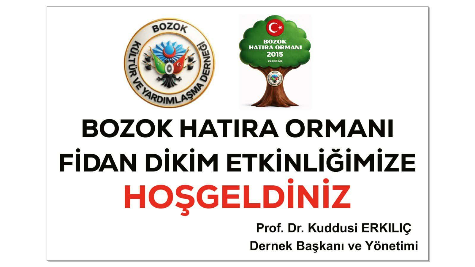 Bozok Hatıra Ormanı Kayseri'ye Nefes Aldıracak