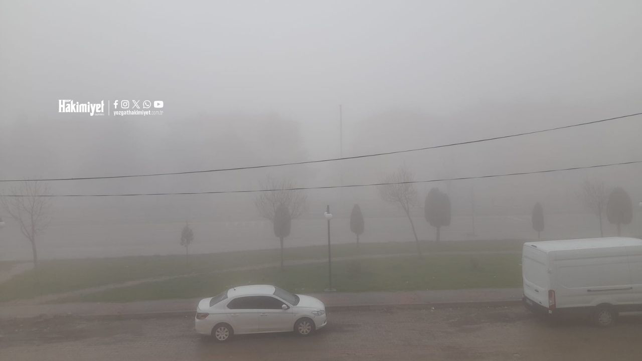 Göz Gözü Görmedi Yozgat’ta Sis Şehri Esir Aldı (2)