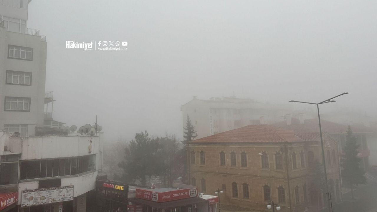Göz Gözü Görmedi Yozgat’ta Sis Şehri Esir Aldı (4)