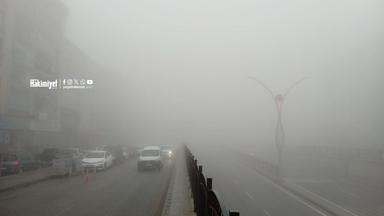 Göz Gözü Görmedi Yozgat’ta Sis Şehri Esir Aldı (5)