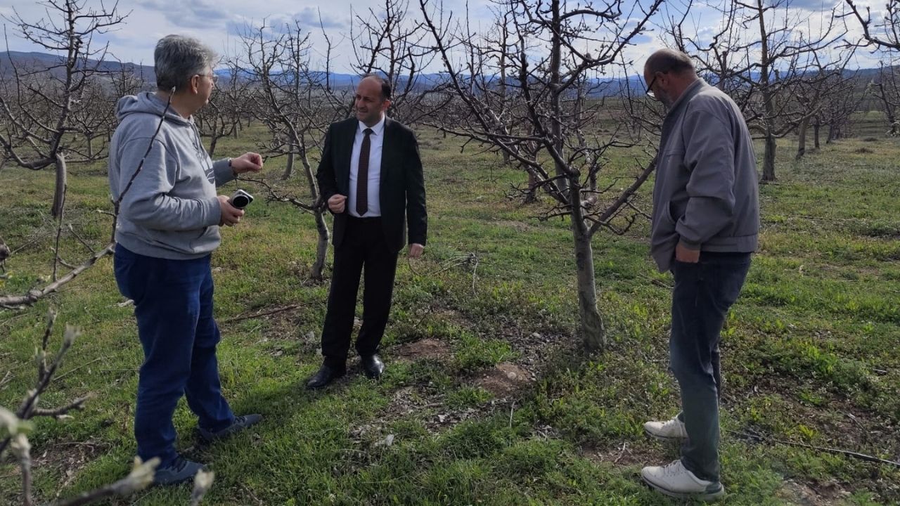 İlkbahar Geç Donları Takipte Yozgat İl Tarım Müdürlüğü Bahçelerde Önlemleri Artırdı (1)