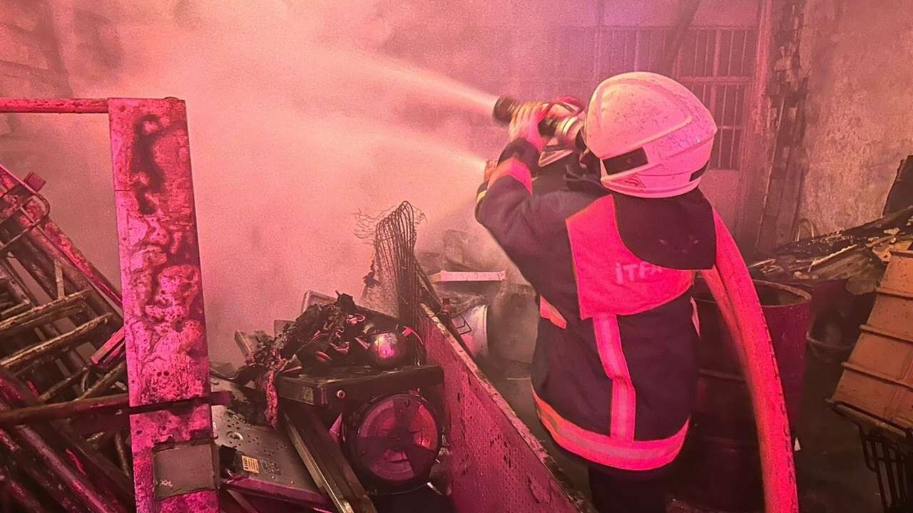 Yozgat Sanayisinde Panik Alevler Kısa Sürede Yükseldi (3)