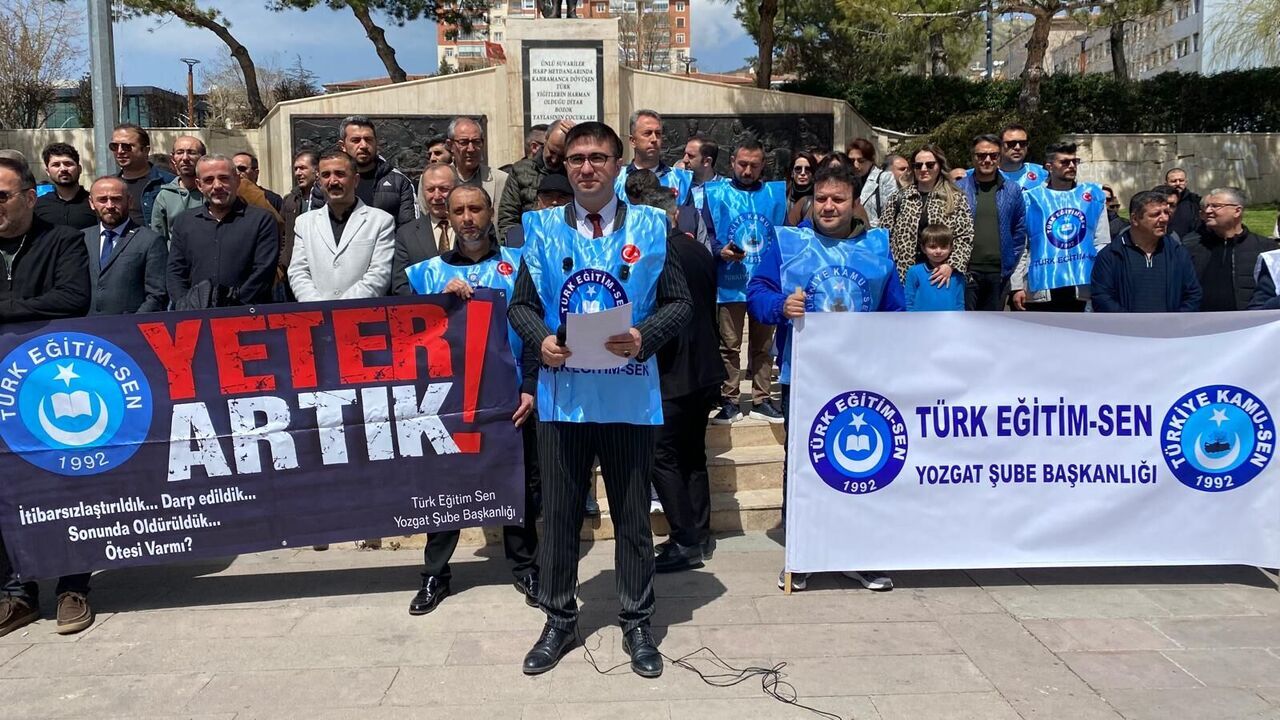 Yozgat'ta Eğitim Sendikası Şanlıurfa'daki Okul Saldırısını Kınadı