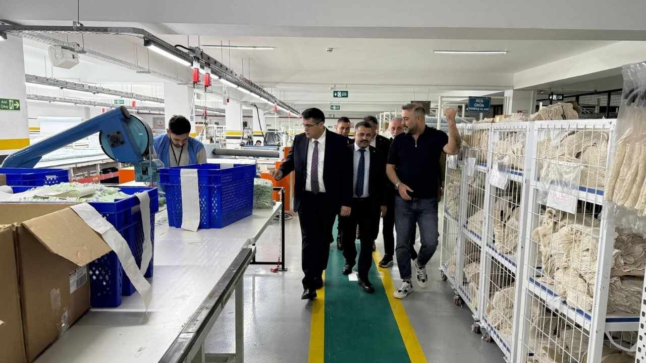 Yozgat’ta Ekonomiye Yakın Takip Fabrikada Hangi Detaylar İncelendi (1)
