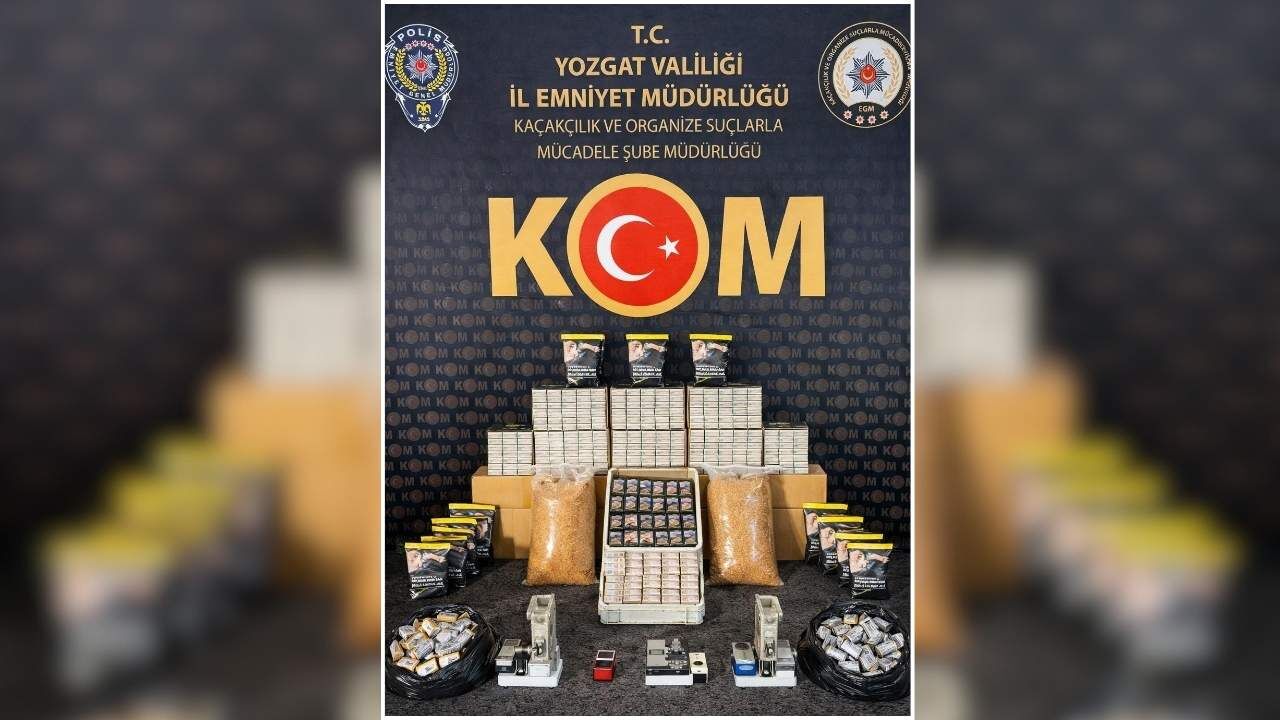 Yozgat’ta Kaçak Tütün Operasyonu Dükkandan Çıkanlar Şoke Etti (2)