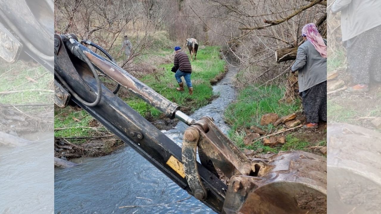 Yozgat'ta Kuyuya Düşen Büyükbaş Hayvan Afad Ekiplerince Kurtarıldı (3)