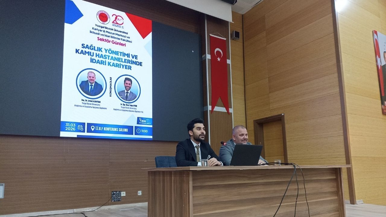 Yozgat’ta Sağlık Yönetimi Öğrencilerine Mesleki Yol Haritası Sunuldu (1)