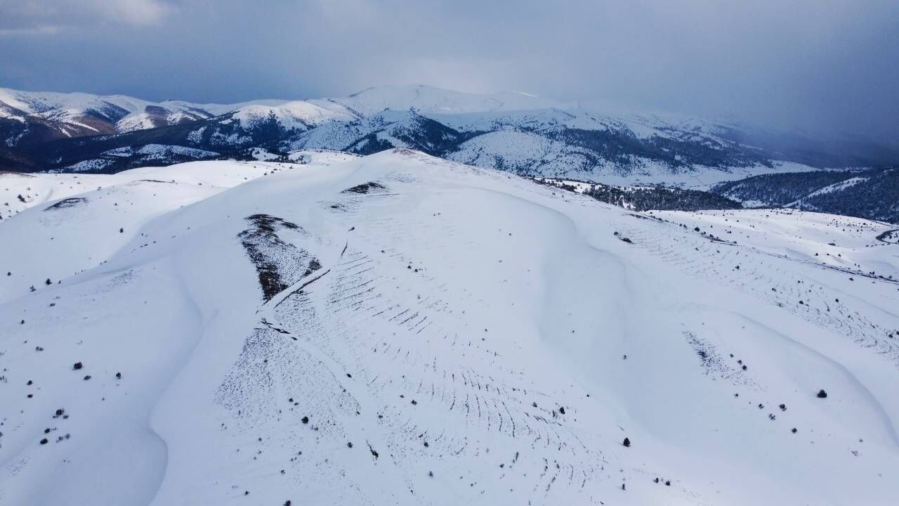 Yozgat’ta Saklı Kış Cenneti 2 Bin 77 Metrede Kartpostallık Manzara (4)