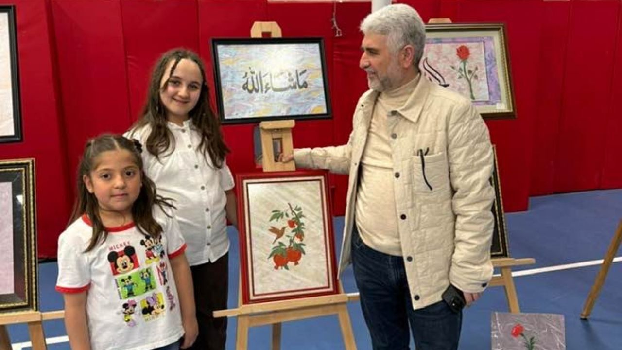 Yozgat'ta Sanat Rüzgarı Esti Gençlerin Fırçasından Çıkan Eserler Büyük İlgi Gördü (3)