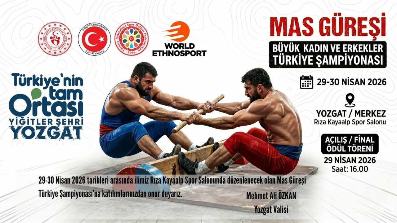 Yozgat’ta Spor Festivali Mas Güreşi Türkiye Şampiyonası Başlıyor (2)