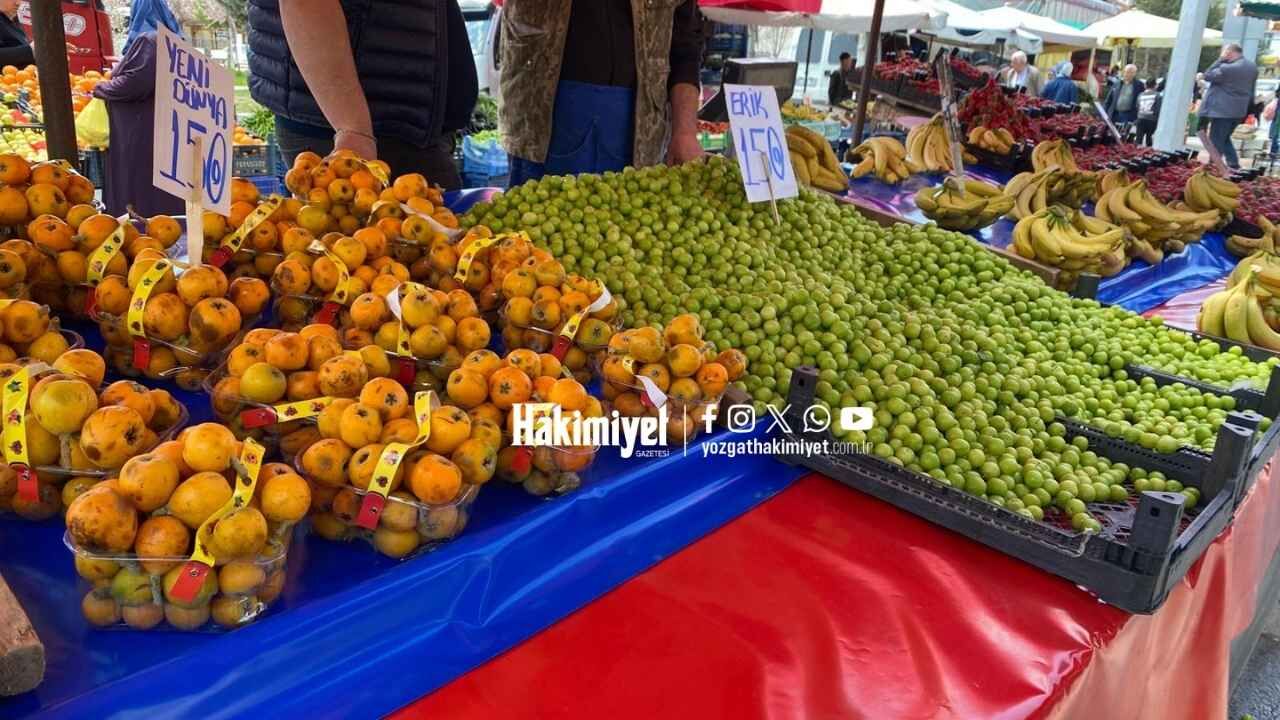 Yozgat'ta Tezgahlar Renk Değiştirdi Meyve Fiyatları Yeniden Şekillendi (2)