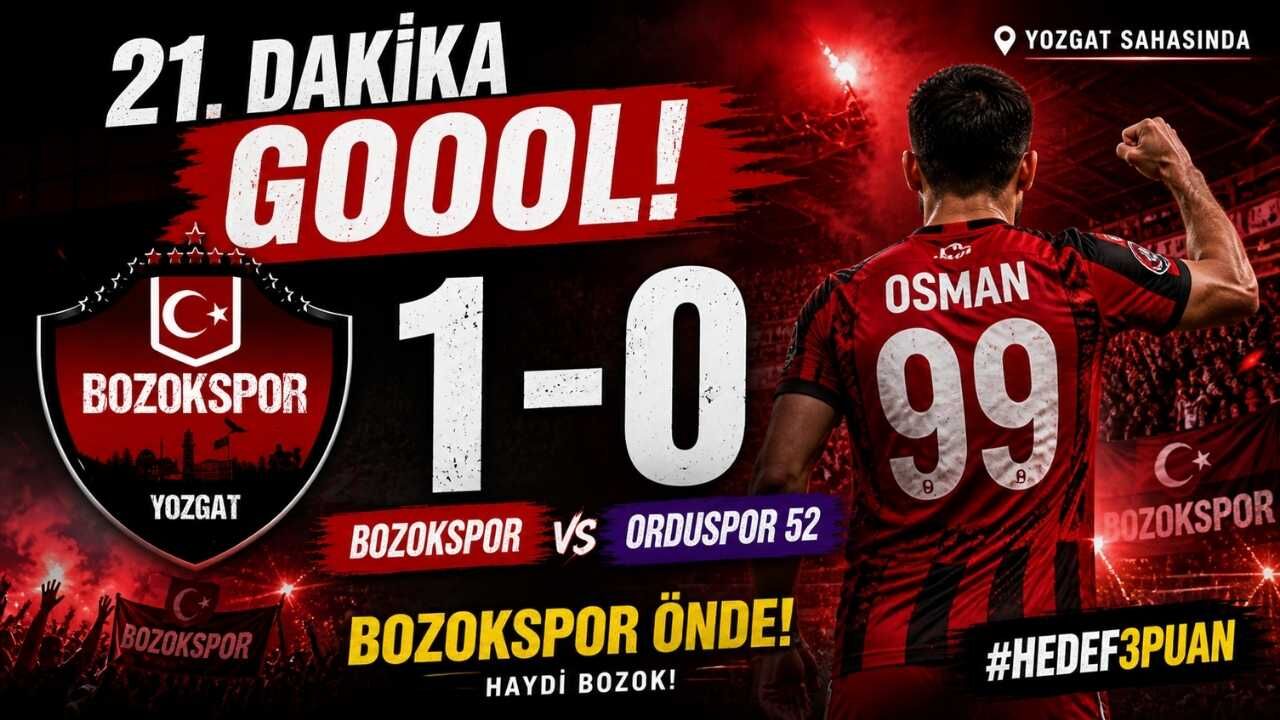Bozokspor'un İlk Golü Geldi
