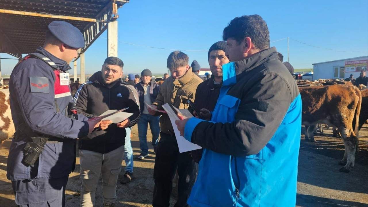 Hayvan Pazarına Gidecekler Dikkat! Jandarma Ekipleri Uyarıdı (1)