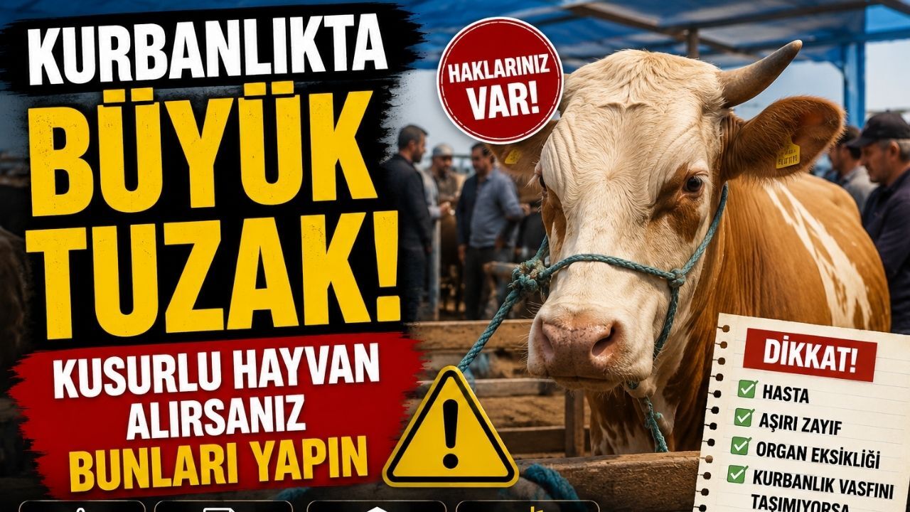 Kurbanlıkta Büyük Tuzak! Kusurlu Hayvan Alırsanız Bunları Yapın